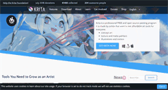 Desktop Screenshot of krita.org